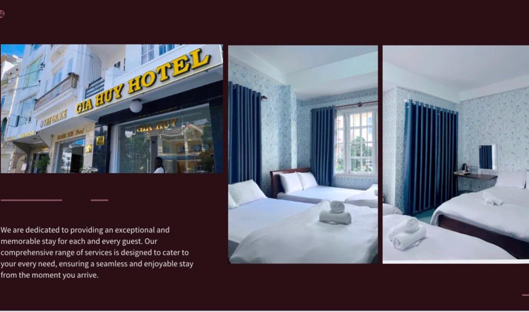 Glory Gia Huy Hotel Dalat Exterior foto